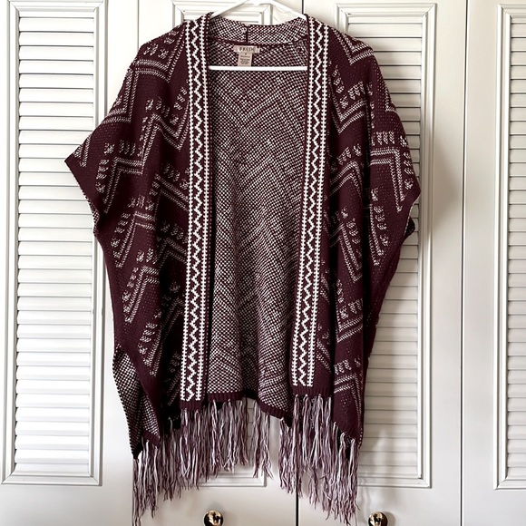 fresh Sweaters - Fringe Sleeveless Cardigan